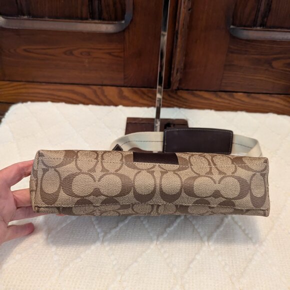 Coach Signature Heritage Stripe Handbag - Picture 6 of 11